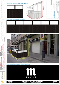 Boceto para Mesón A TABERNA