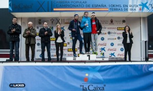 Campeonato atletismo, podium